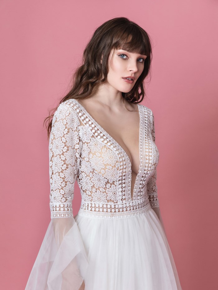 Abito da sposa in pizzo  - E019 